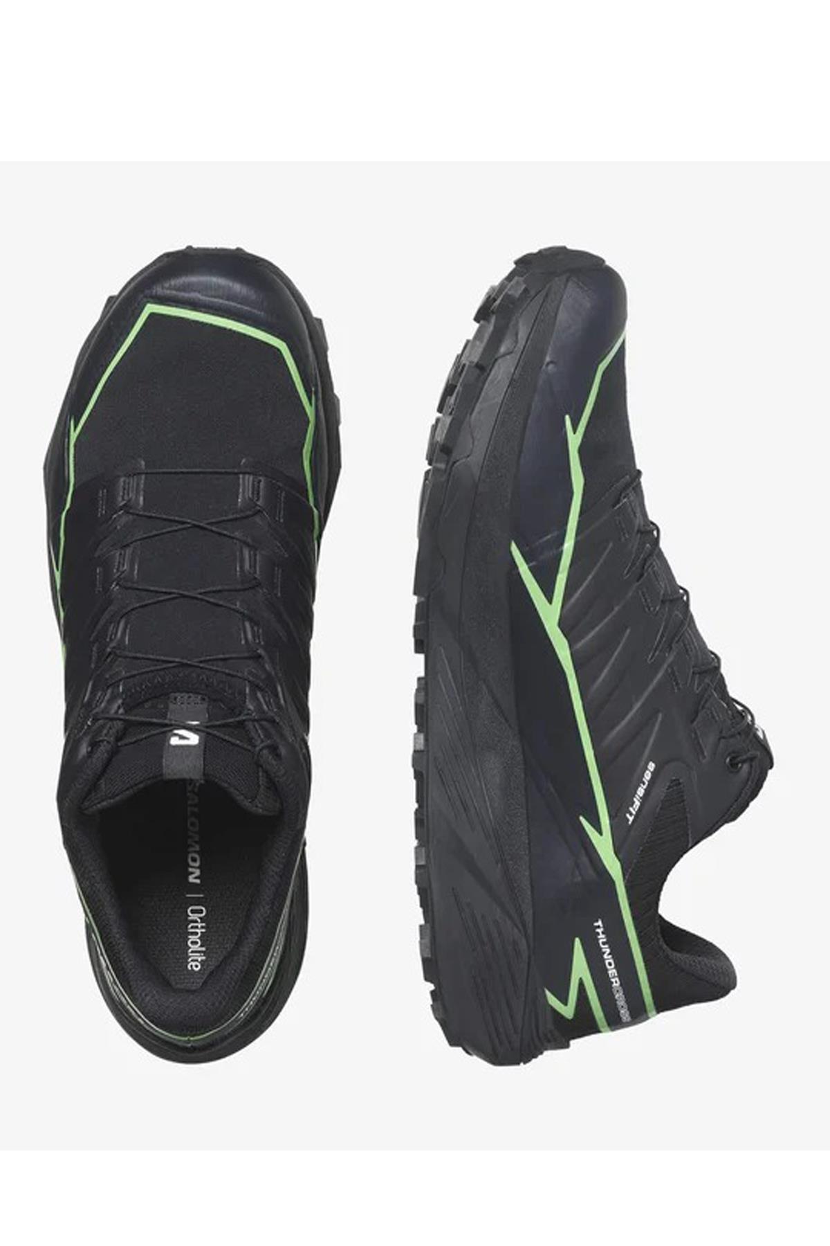 Salomon Thundercross Gtx L472790 Erkek Outdoor Ayakkabı - SİYAH-YEŞİL
