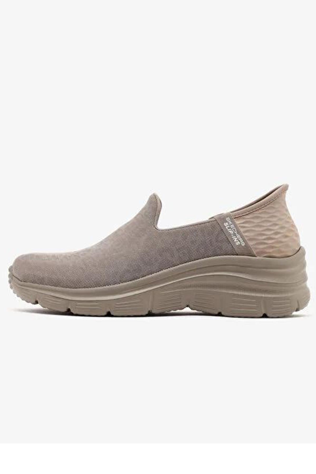 Skechers 896414 Tk Tpe Kadın Spor Ayakkabı - BEJ