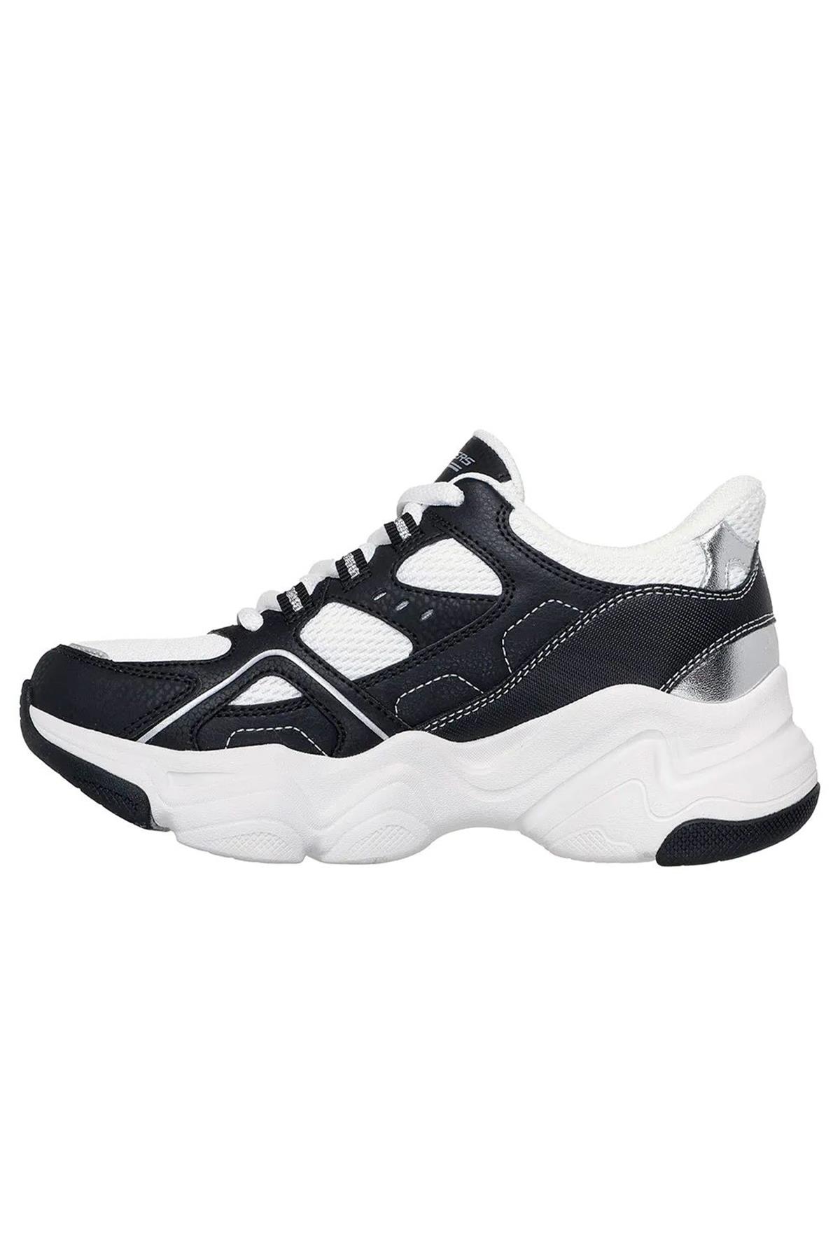 Skechers Bobs Diego 117686 Blk Kadın Spor Ayakkabı - BEYAZ