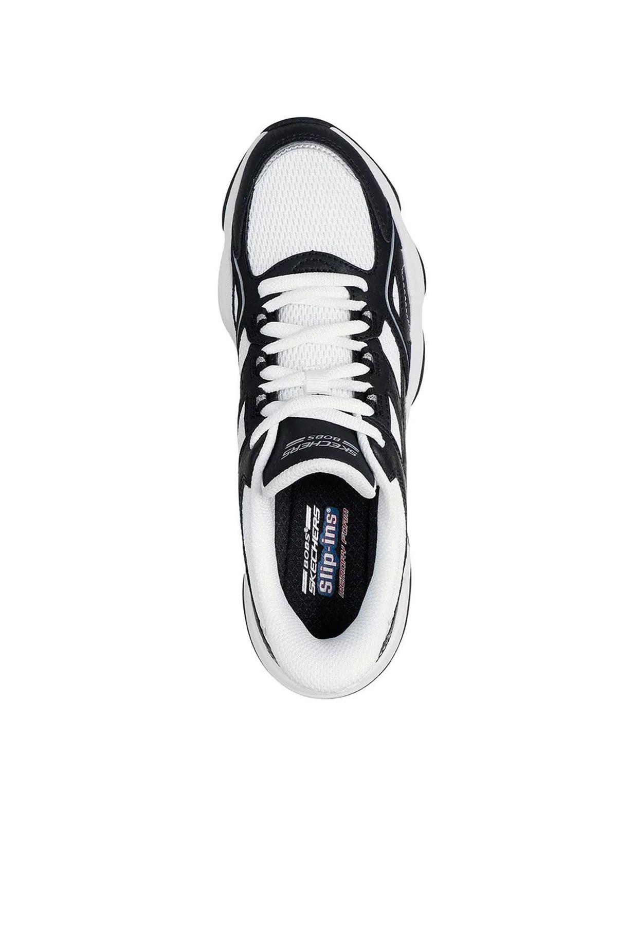 Skechers Bobs Diego 117686 Blk Kadın Spor Ayakkabı - BEYAZ