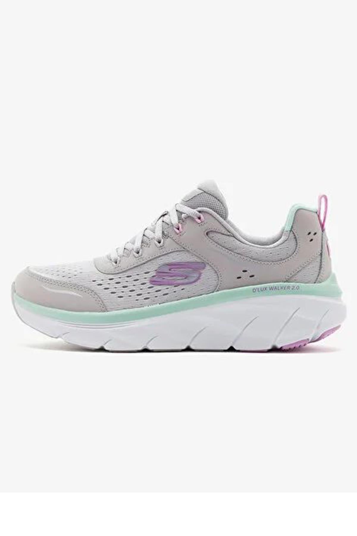 Skechers Dlux Walker 2.0 - Daisy Doll 150093Gymt Kadın Spor Ayakkabı - GRİ