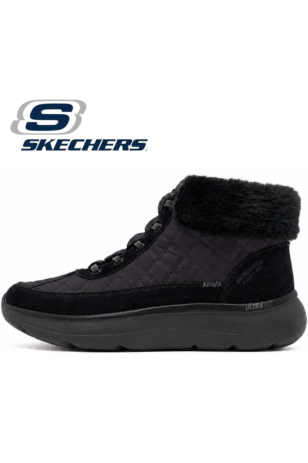 Skechers On-The-Go Encore-Maısıe 144844 Bbk Kadın Kar Botu - SİYAH