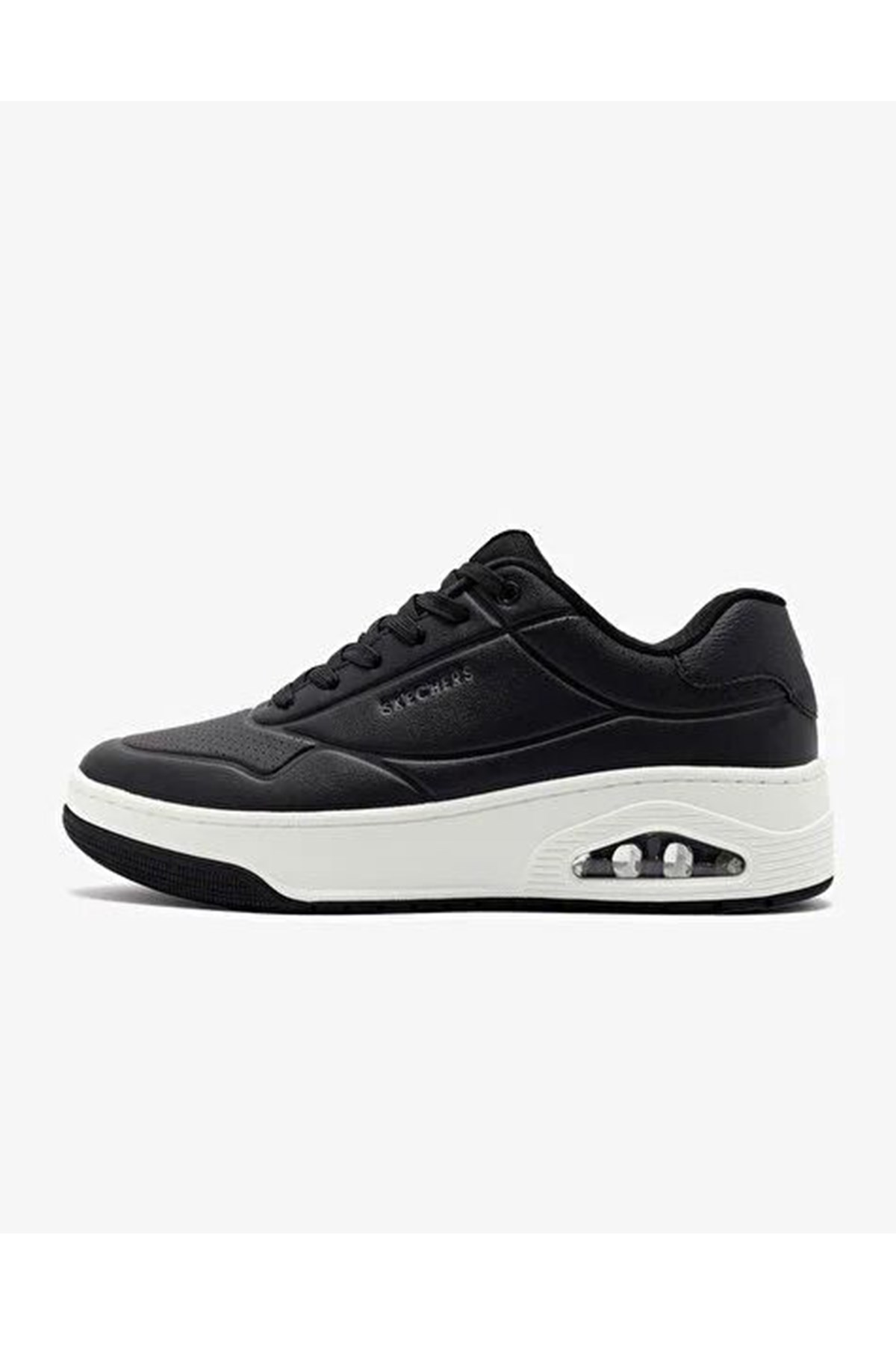 Skechers Uno Court 183145 Blk Erkek Sneakers - SİYAH