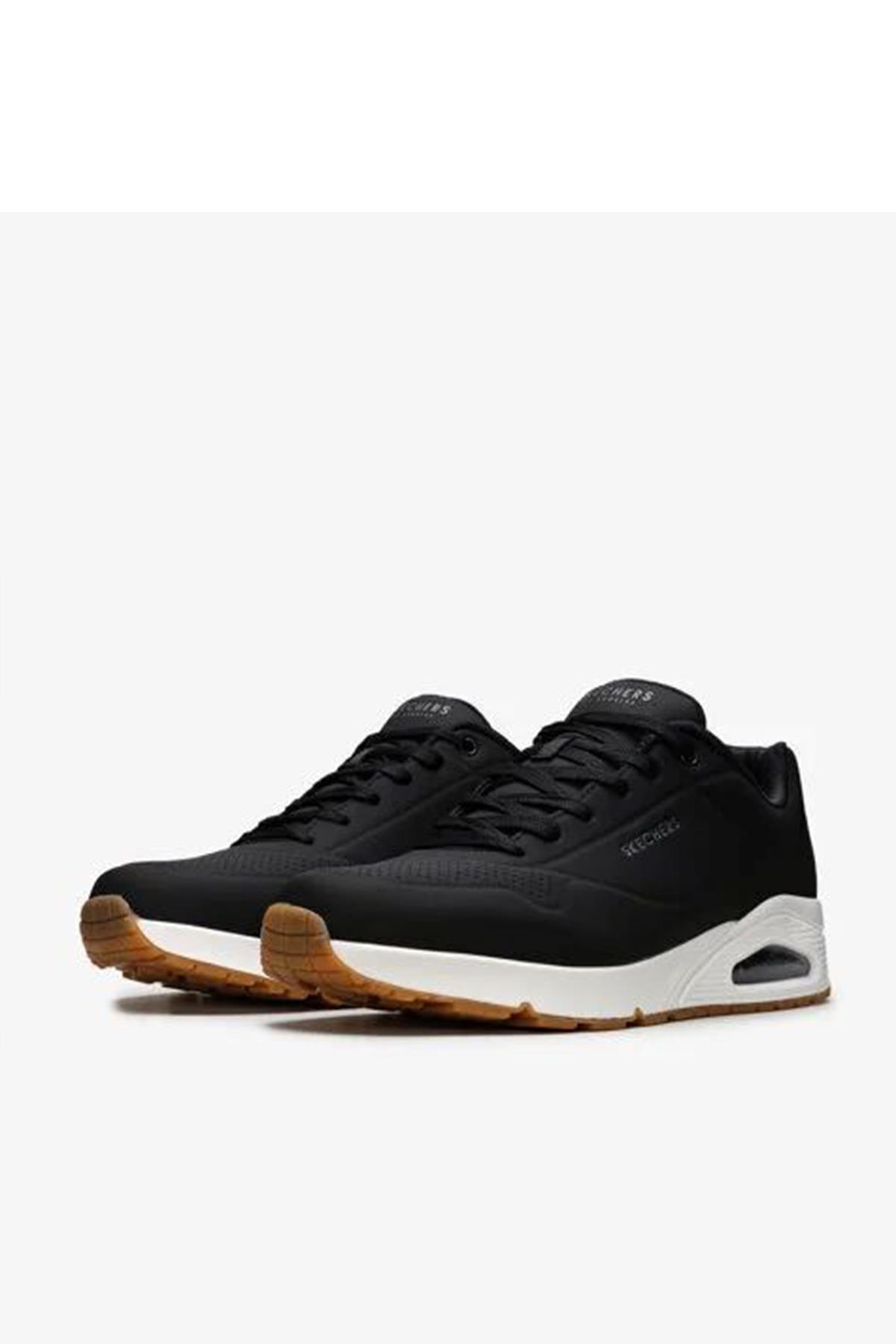 Skechers Uno - Stand On Air 52458/Blk Erkek Sneaker Ayakkabı - SİYAH