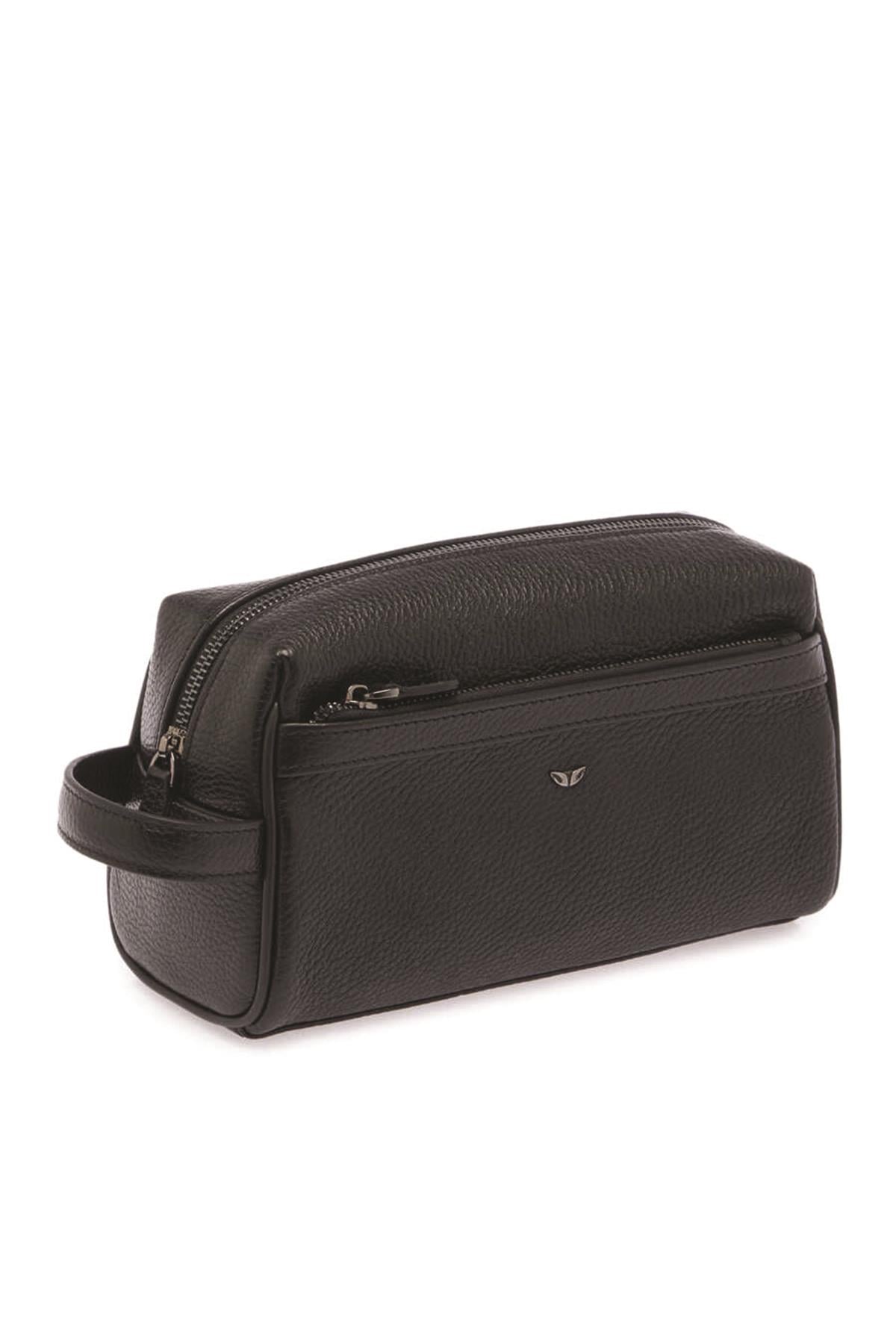Tergan S1PC00021496-A41 Deri Unisex Portföy Çantası - SİYAH