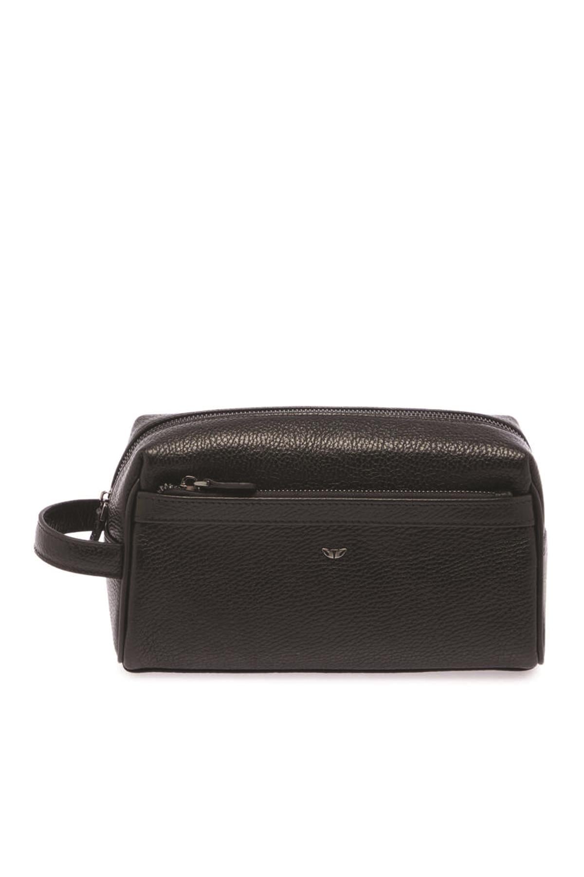 Tergan S1PC00021496-A41 Deri Unisex Portföy Çantası - SİYAH