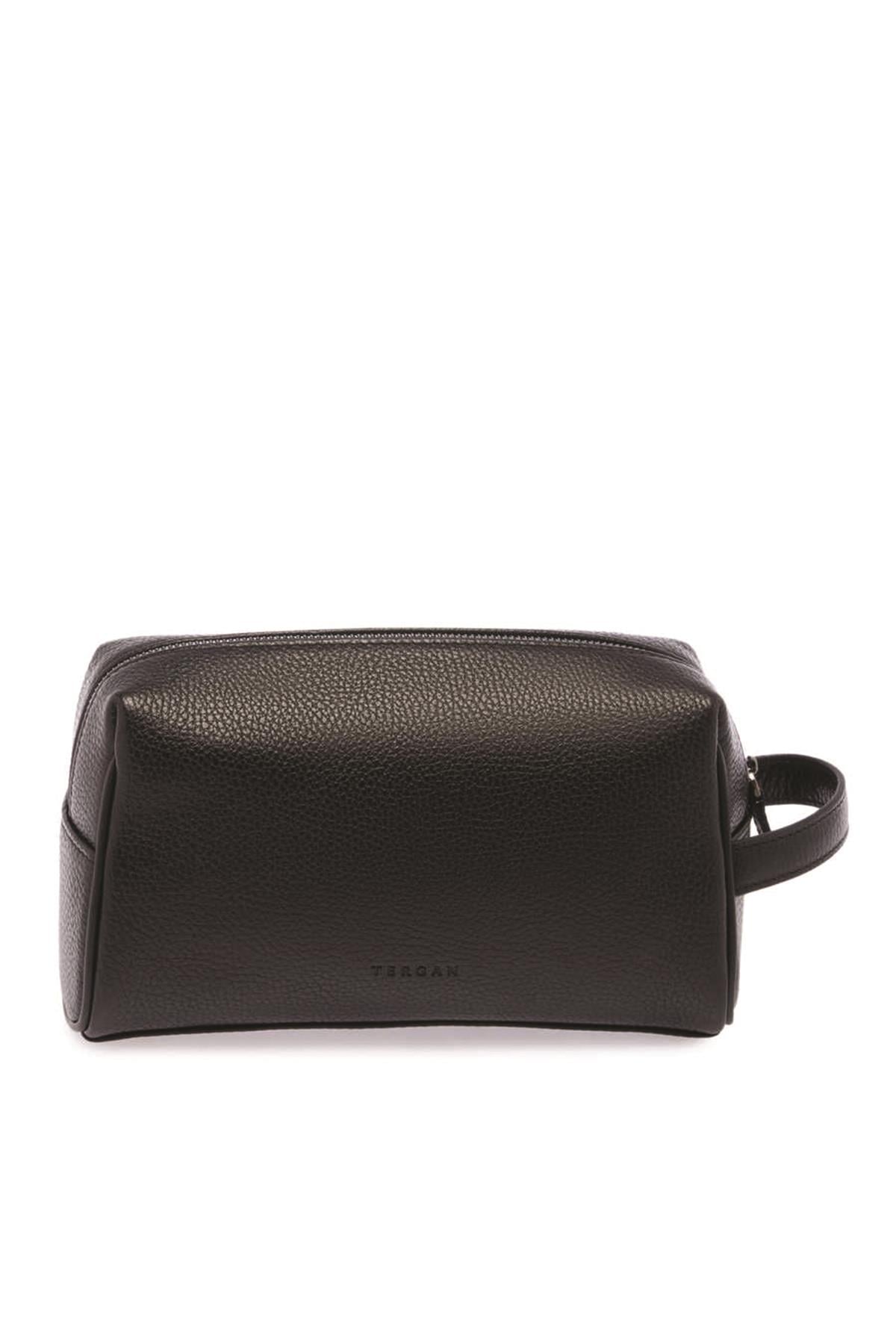 Tergan S1PC00021496-A41 Deri Unisex Portföy Çantası - SİYAH