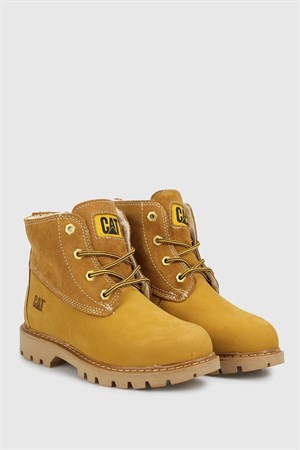 Cat 015Z101183 Vermont Fur Kadın Bot - BAL RENGİ NUBUK