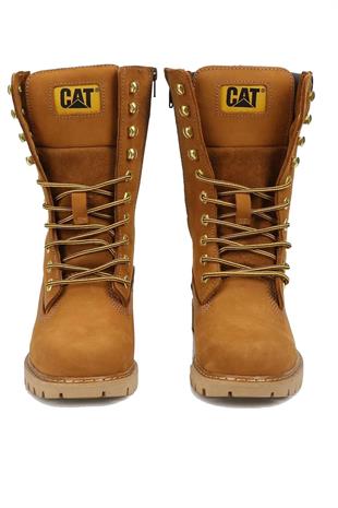 Cat Kadın Bot Clovıs Hı 015z101214 - BAL RENGİ NUBUK