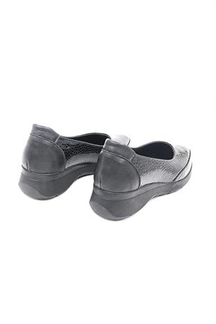 Ceyo 2265 Kadın Comfort Ayakkabı - SİYAH
