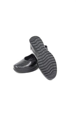 Ceyo 2265 Kadın Comfort Ayakkabı - SİYAH