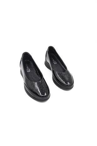 Ceyo 2265 Kadın Comfort Ayakkabı - SİYAH