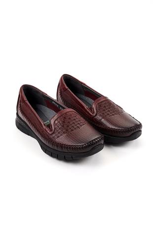 Forelli Eterna 29413 Kadın Klasik Ayakkabı - BORDO