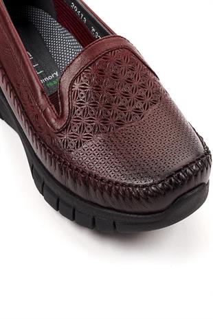 Forelli Eterna 29413 Kadın Klasik Ayakkabı - BORDO