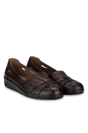 Forelli 48203 Vanesa Kadın Comfort Ayakkabı - KAHVERENGİ