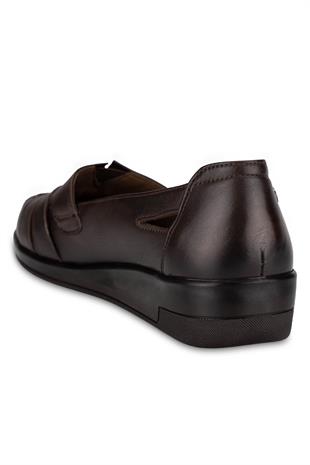 Forelli 48203 Vanesa Kadın Comfort Ayakkabı - KAHVERENGİ