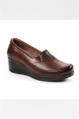 Forelli 57603 Kadın Klasik Ayakkabı - TABA