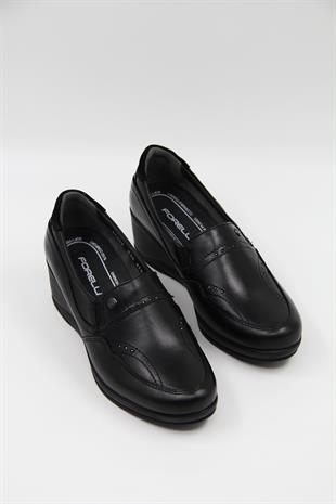 Forelli 57609 Kadın Comfort Ayakkabı - SİYAH