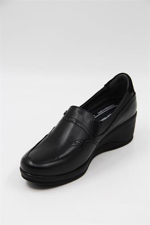 Forelli 57609 Kadın Comfort Ayakkabı - SİYAH
