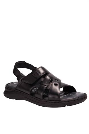 Forelli Berkay 40528 Erkek Sandalet - SİYAH