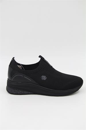 Forelli Elvin 30007 Kadın Comfort Ayakkabı  - SİYAH