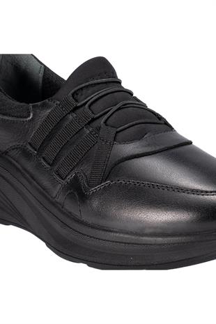 Forelli Esta-H 48703 Kadın Comfort Ayakkabı - SİYAH
