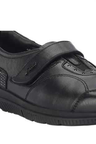Forelli Golden 29406 Kadın Comfort Ayakkabı - SİYAH