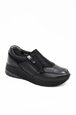 Forelli Melda 30009 Kadın Comfort Ayakkabı - SİYAH
