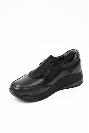 Forelli Melda 30009 Kadın Comfort Ayakkabı - SİYAH