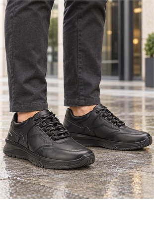 Forelli Proof-2 46115 Erkek Deri Waterproof Comfort Ayakkabı - SİYAH