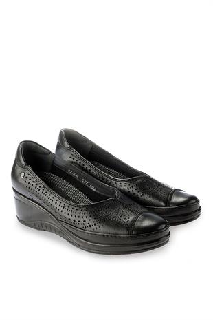 Forelli Zega 57608 Kadın Comfort Ayakkabı - SİYAH