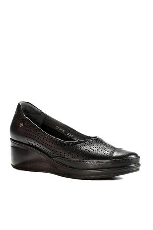 Forelli Zega 57608 Kadın Comfort Ayakkabı - SİYAH