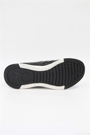 Freefoot 216072-1 Deri Erkek Spor Ayakkabı - SİYAH