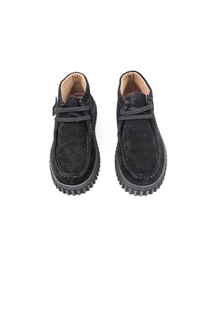 Freefoot 263270 İki Bağcıklı Erkek Casual Bot - SİYAH