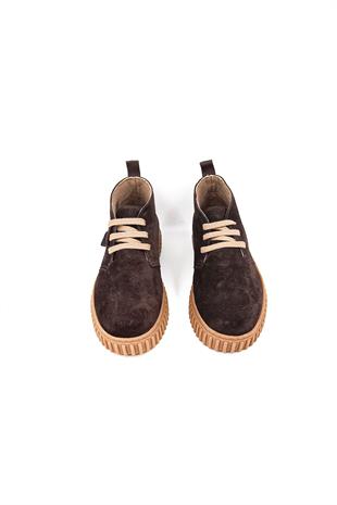 Freefoot 263271 Üç Bağcıklı Erkek Casual Bot - KOYU KAHVERENGİ