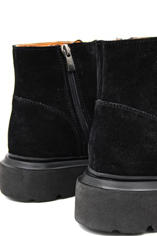 Freefoot 54086 Erkek Klasik Bot - SİYAH SÜET