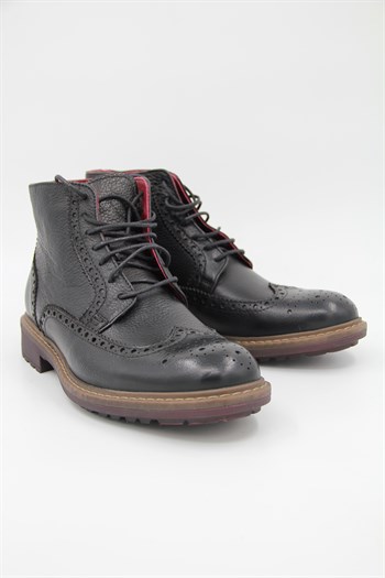 Freefoot 7226 Erkek Klasik Bot - SİYAH