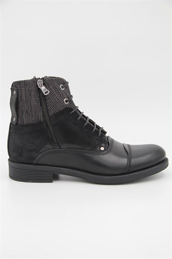Freefoot 8574 Erkek Klasik Bot - SİYAH