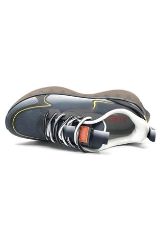 Gamelu Dash Erkek Sneaker Ayakkabı - SİYAH-SARI
