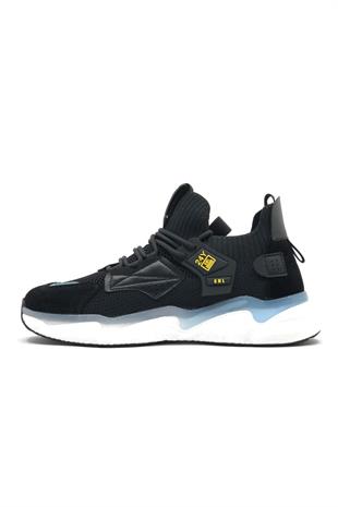 Gamelu Dova Erkek Sneaker Ayakkabı - SİYAH