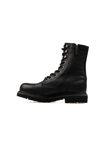 Harley Davidson 025G100328 Colmar Kadın Bot - SİYAH BASKILI DERİ