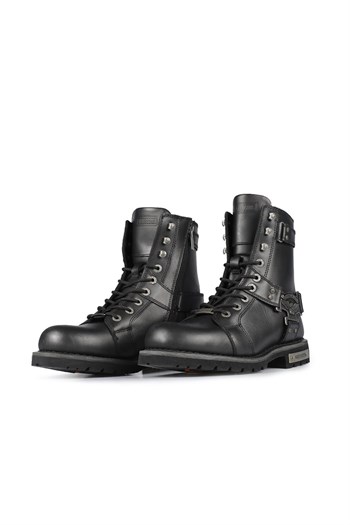Harley Davidson 025M0447 Charles Erkek Bot - SİYAH KAUÇUK