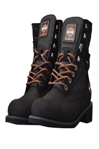 Harley Davidson 025M100031 New Worker Erkek Bot - SİYAH NUBUK
