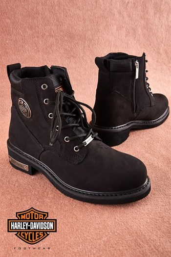 Harley Davidson 025M100128 Jım Erkek Bot - SİYAH NUBUK