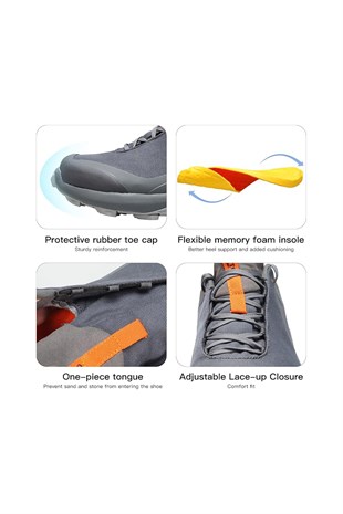 Humtto 110396B-1 Kadın Waterproof Outdoor Ayakkabı - GRİ
