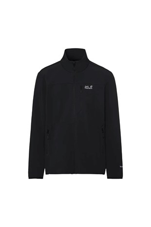 Jack Wolfskin Wild Winds A66309 Erkek Outdoor Ceketi - SİYAH