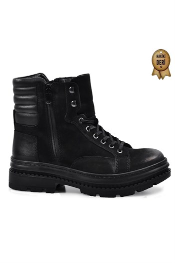 Komcero 0K8189-824 Erkek Klasik Bot - SİYAH