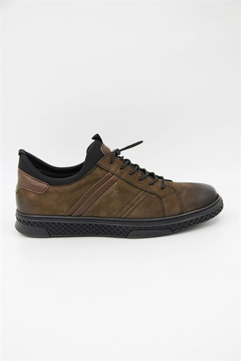 Komcero 1K0602-446 Erkek Casual Ayakkabı - HAKİ
