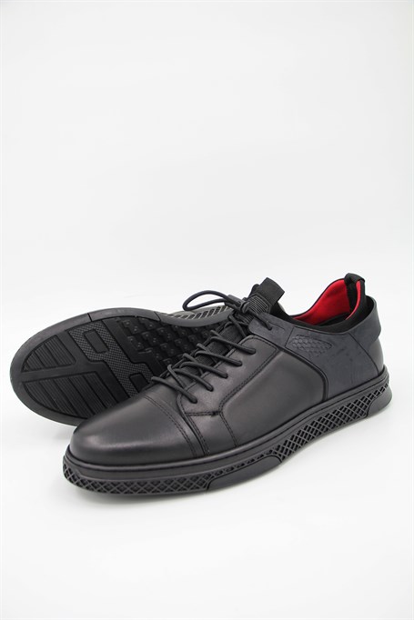 Komcero 2Y9166-P3673 Erkek Casual Ayakkabı - SİYAH