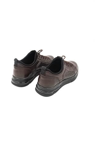 Komcero 5K2530-2120 Erkek Casual Ayakkabı - KOYU KAHVERENGİ